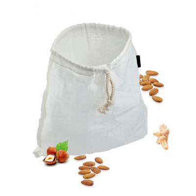 Un bon prix. Sac de filtrage du lait de noix de lin organique de qualité alimentaire réutilisable 200 microns en ligne