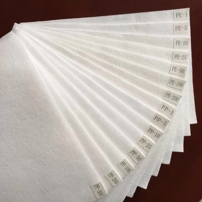 Un bon prix. 150 microns catégorie à hautes températures de polyester non-tissé de tissu filtrant de 200 microns en ligne