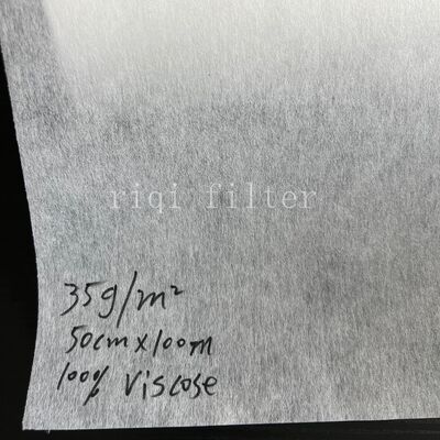 Un bon prix. 25 microns 100% papier filtre à viscose pour machine à broyer en rouleau industriel en ligne
