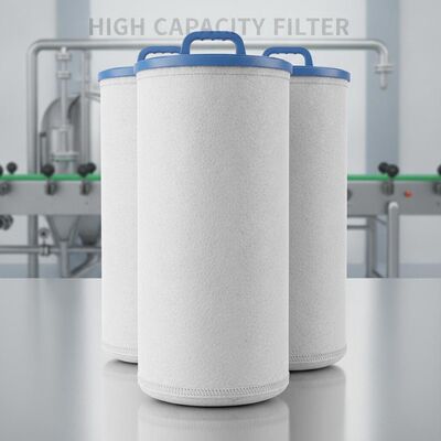Un bon prix. Sac filtrant liquide perforé à l'aiguille à haute capacité de retenue de la saleté Faible entretien pour les lignes de production continues en ligne