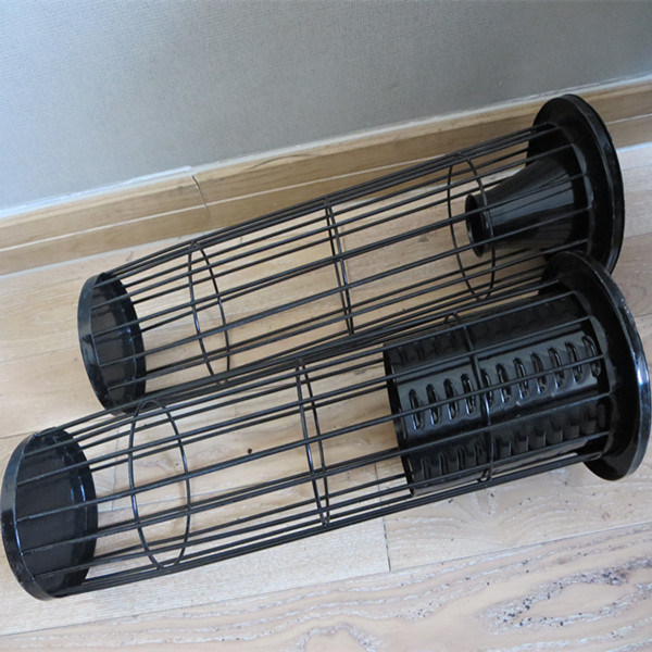 Cage noire de sachet filtre de collecteur de poussière de forme ronde